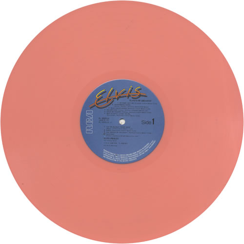Elvis Presley 40 Greatest - Pink Vinyl - EX UK 2-LP vinyl